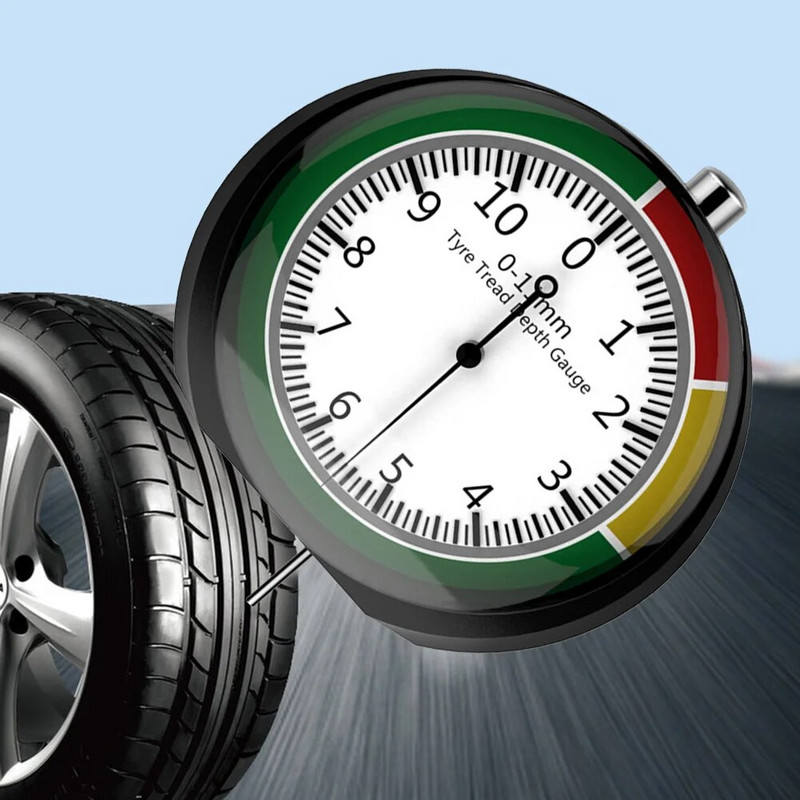 Universalus automobilio ratų padangos gylio matuoklis 0–11 mm padangos protektoriaus gylio matuoklis, gylio indikatorius, motociklo priekabos furgono matavimo įrankis