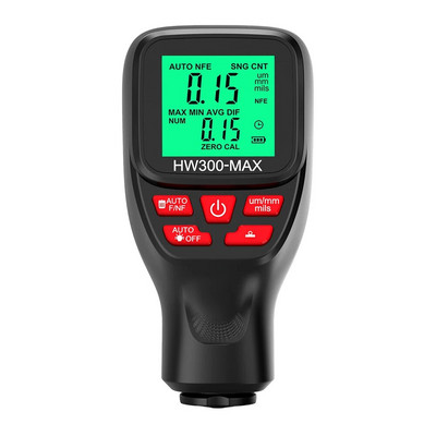 Automobilių dažų dangos storio matuoklis 0-2000UM automobilių dažų plėvelės storio testeris, FE/NFE rankinis dažymo įrankis naudotų automobilių pirkėjams