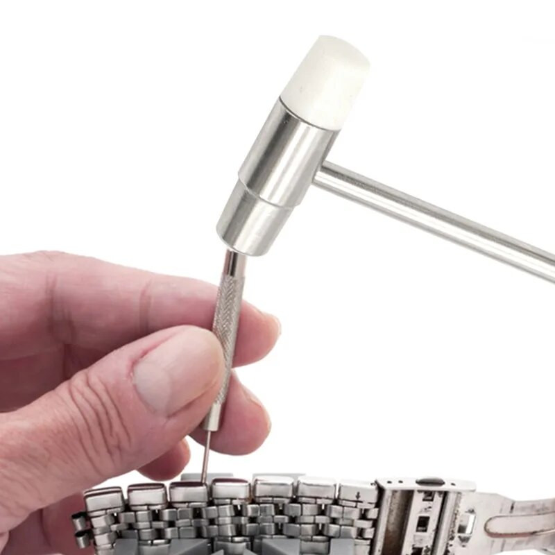 1kom Metalni mali čekići Remen za sat Narukvica Meki i tvrdi čekići Praktični dodaci za satove Alati za održavanje doma