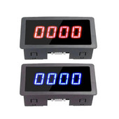 Automatinis skaitmeninis tachometras profesionalus keturių skaitmenų 30 mA elektros mašinos įtampos greičio matuoklio matavimo prietaisas raudonas šviesos diodas