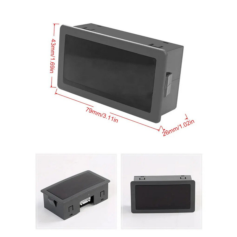 Automatinis skaitmeninis tachometras profesionalus keturių skaitmenų 30 mA elektros mašinos įtampos greičio matuoklio matavimo prietaisas raudonas šviesos diodas