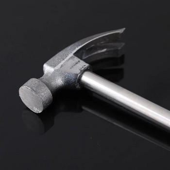 Claw Hammer Стоманена предпазна дръжка Чук Мултифункционален инструмент за безследно издърпване на пирони Преносим битов дървообработващ хардуер