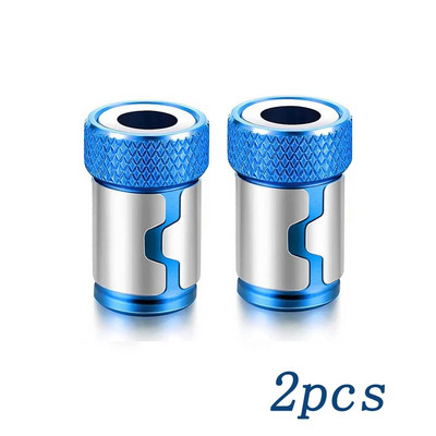 1/4-tolline metallist kruvikeeraja otsaga magnetrõngas 6,35 mm varrega korrosioonivastase puuriotsiku magnetiga võimas rõngas