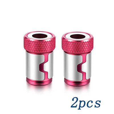 1/4-tolline metallist kruvikeeraja otsaga magnetrõngas 6,35 mm varrega korrosioonivastase puuriotsiku magnetiga võimas rõngas