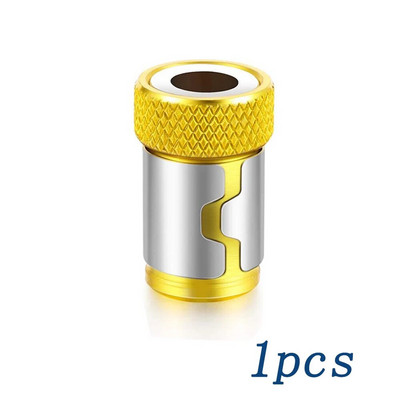 1/4-tolline metallist kruvikeeraja otsaga magnetrõngas 6,35 mm varrega korrosioonivastase puuriotsiku magnetiga võimas rõngas