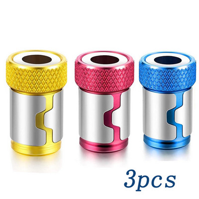 1/4-tolline metallist kruvikeeraja otsaga magnetrõngas 6,35 mm varrega korrosioonivastase puuriotsiku magnetiga võimas rõngas