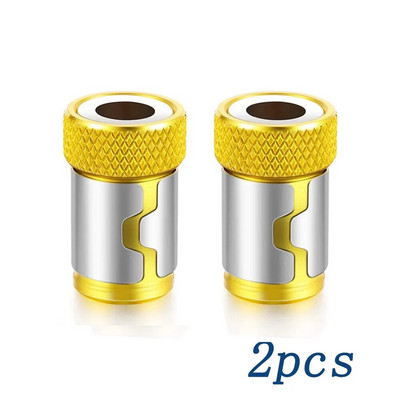 1/4-tolline metallist kruvikeeraja otsaga magnetrõngas 6,35 mm varrega korrosioonivastase puuriotsiku magnetiga võimas rõngas