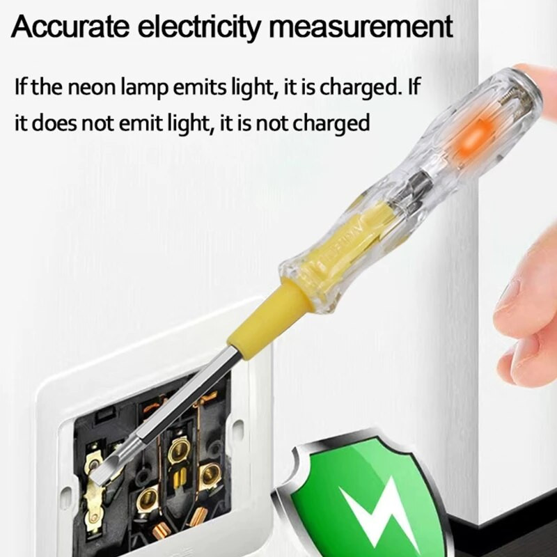 100-500 V pingedetektor elektriline testri pliiats kahepealine eemaldatav kruvikeeraja