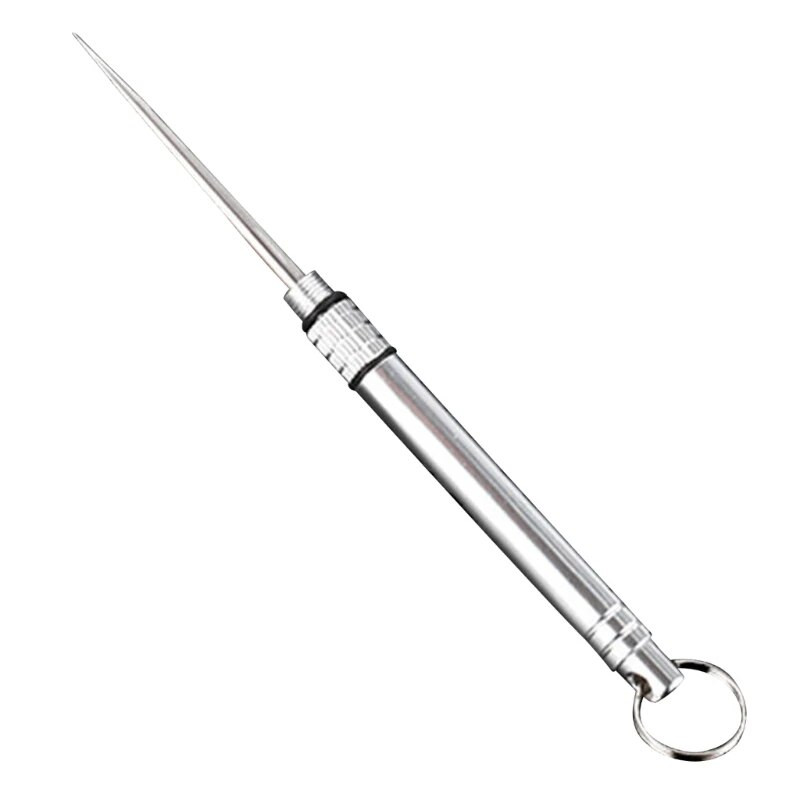 Nova titanijska vanjska prijenosna višenamjenska čačkalica Boca Vilica za voće Alat za kampiranje Cijev čačkalica jača od konca za zube