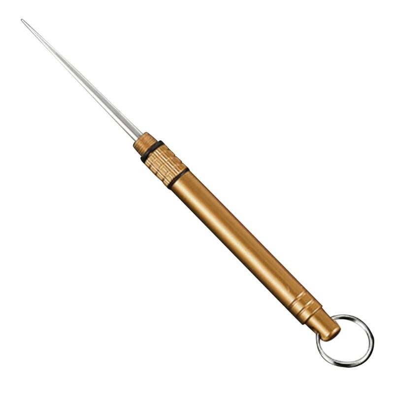 Nova titanijska vanjska prijenosna višenamjenska čačkalica Boca Vilica za voće Alat za kampiranje Cijev čačkalica jača od konca za zube