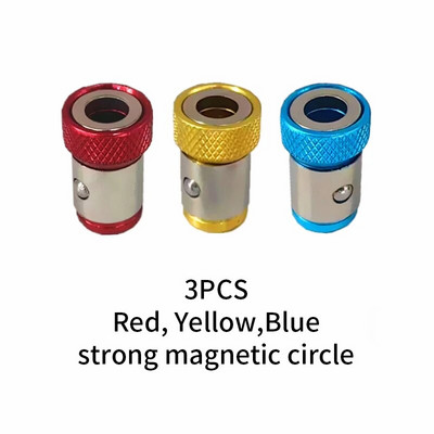 Univerzalni magnetski prsten za 6,35 mm 1/4" svrdlo Magnet Snažan prsten Snažni magnetizator Električni nastavci odvijača