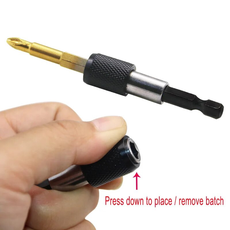 6,35 mm 1/4 šesterokutna drška s brzim otpuštanjem, električna bušilica, magnetski odvijač, držač bitova 60 mm