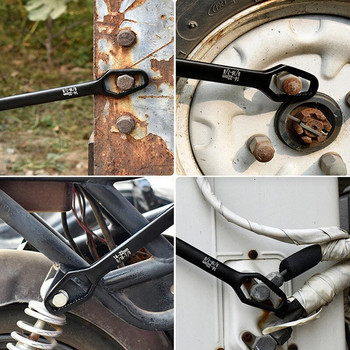 3-17 mm многофункционален двоен гаечен ключ 8-22 mm шестоъгълен плътен ключ за затягане на винтове и гайки с различен диаметър