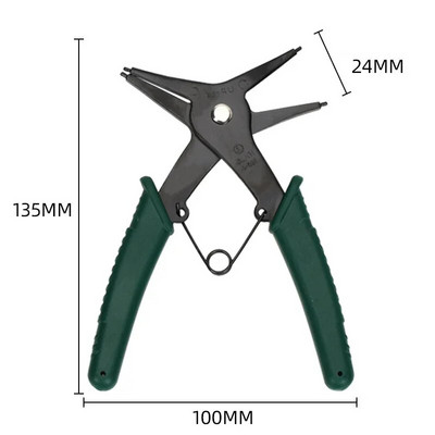 Dvonamjenska kliješta za osigurače Kliješta za unutarnji i vanjski pričvrsni prsten Kliješta za unutarnju karticu Vanjski pričvrsni prsten Alat za popravak automobila
