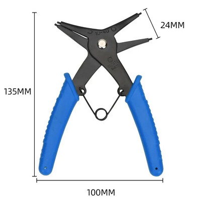 Dvonamjenska kliješta za osigurače Kliješta za unutarnji i vanjski pričvrsni prsten Kliješta za unutarnju karticu Vanjski pričvrsni prsten Alat za popravak automobila