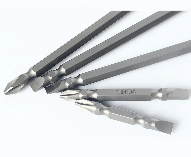 1kom dvoglavi odvijač Magnetic PH2 Phillips Cross i 6 mm ravni odvijač odvijač 50/65/100/150/200 mm duljine