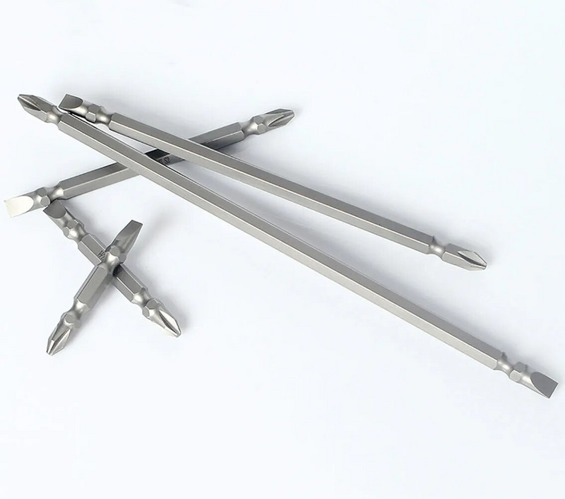 1kom dvoglavi odvijač Magnetic PH2 Phillips Cross i 6 mm ravni odvijač odvijač 50/65/100/150/200 mm duljine