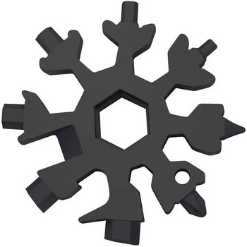 Universal φορητό 18 σε 1 EDC Snowflake ροπόκλειδο Σετ εργαλείων πολλαπλών λειτουργιών Χειροκίνητο εργαλείο