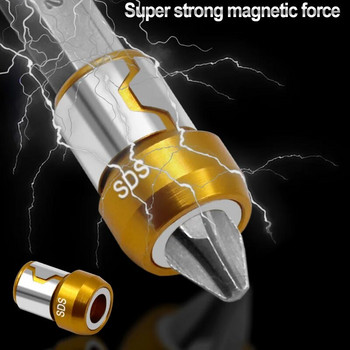 Магнитен пръстен Сплав Електрически магнитен пръстен Отвертка Накрайници Антикорозионен силен магнетизатор Свредло Phillips Магнитен пръстен