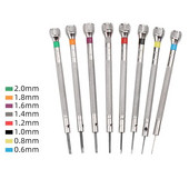 Čelik s visokim udjelom ugljika 0,6 mm-2,0 mm Urari Precizni odvijači Naočale za satove Ravna oštrica Mali dodaci Alati za popravak vijaka