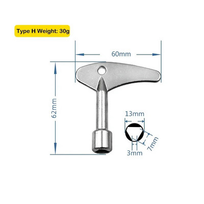 Višenamjenski križni ključ 4 načina Univerzalni unutarnji trokutasti ključ Visokokvalitetni višenamjenski alati za popravak Ručni alati