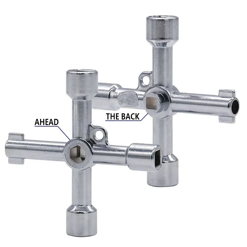 Višenamjenski križni ključ 4 načina Univerzalni unutarnji trokutasti ključ Visokokvalitetni višenamjenski alati za popravak Ručni alati