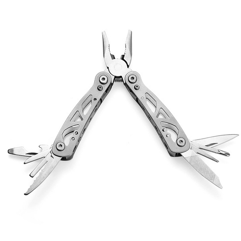 Kliješta od nehrđajućeg čelika Prijenosni višenamjenski alat Sklopivi nož s kliještima Vanjski EDC Džepni nož za kampiranje Višenamjenski odvijač Ručni alat