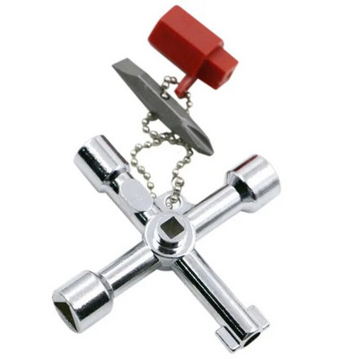 Naujas 5 viename universalus kryžiaus kvadrato trikampio traukinio elektrinės spintos lifto raktas