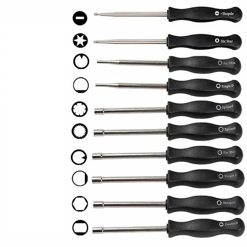 1 buc șurubelnițe carburator unelte de mână de reglare un singur D dublu D mufa hexagonală pentru carburator comun cu 2 cicluri de motor mic