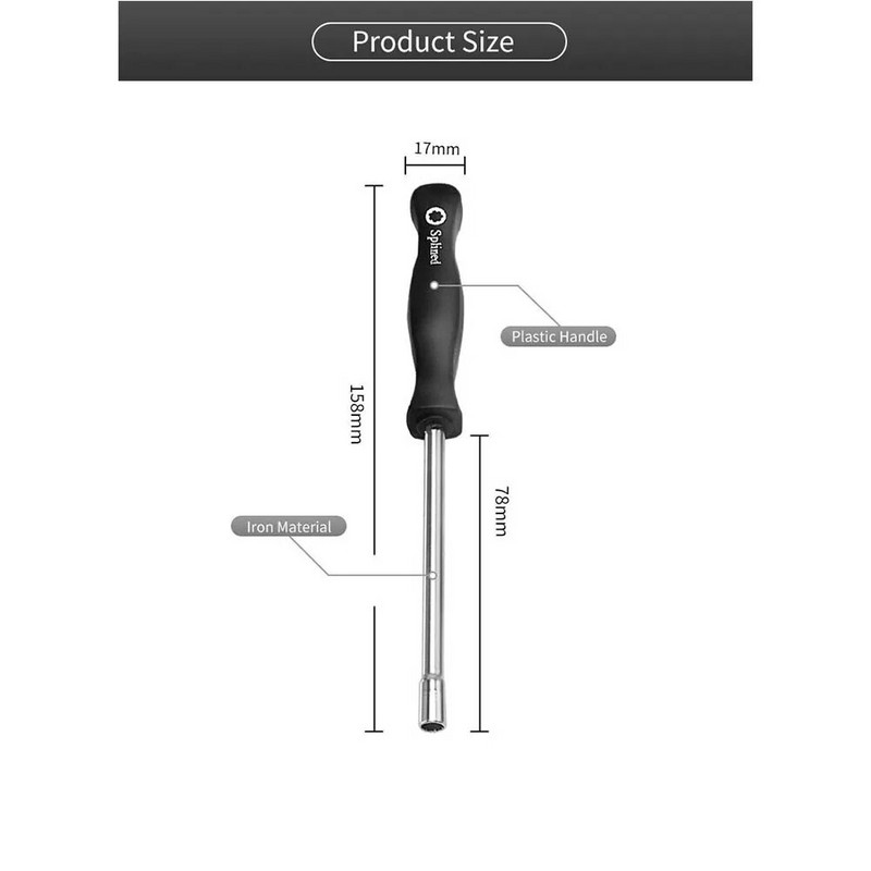 1 buc șurubelnițe carburator unelte de mână de reglare un singur D dublu D mufa hexagonală pentru carburator comun cu 2 cicluri de motor mic