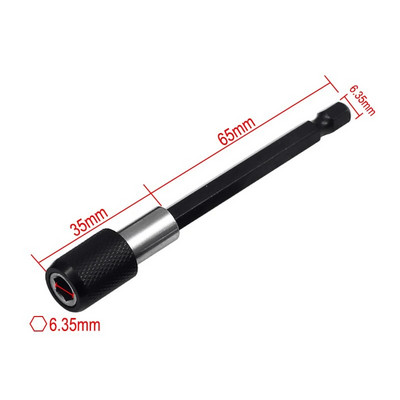 60 mm 100 mm 150 mm 1/4 inča šesterokutna drška brzo otpuštajući odvijač držač bitova produžna šipka