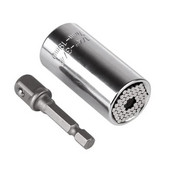 Univerzális nyomatékkulcs, 7-19 mm-es dugófejű, többfunkciós univerzális hüvely