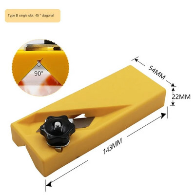 45° kaldlõikur puidutöötlemislaua hööveltööriist Manuaal Puidunuga Puusepa alumine servade eemaldamise hööveltera