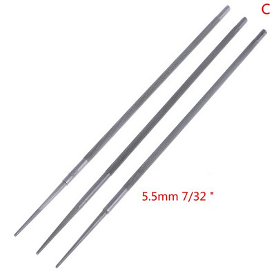 3 kom Okrugle turpije za motorne pile za oštrenje lanaca za motorne pile 4 mm, 4,8 mm, 5,5 mm Ručni alati za obradu drveta