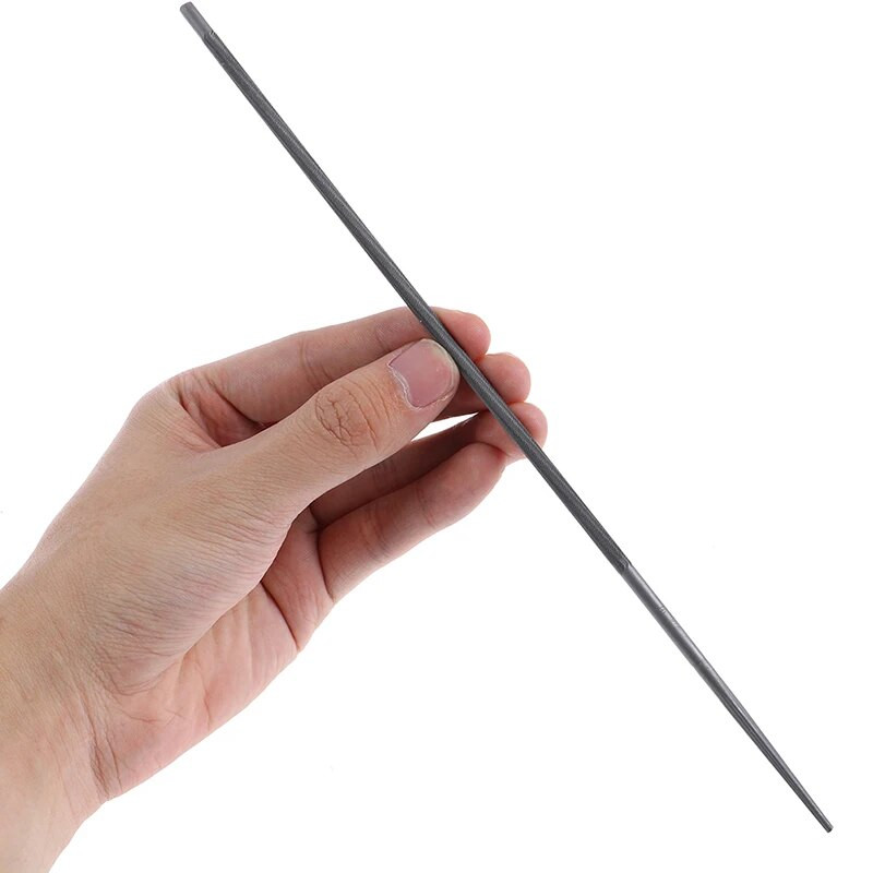 3 kom Okrugle turpije za motorne pile za oštrenje lanaca za motorne pile 4 mm, 4,8 mm, 5,5 mm Ručni alati za obradu drveta