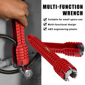 8/5 u 1 Ključ za žlijeb, slavina za sudoper, vodoinstalaterski alati, kuhinjski sudoper, engleski alati za popravak ključeva, višenamjenska vodovodna instalacija