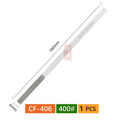 1 kom. Dijamantna ravna turpija u obliku konusa za brušenje kalupa za obrezivanje DIY ručnih alata CF402/404/406/408 150# 200# 400#