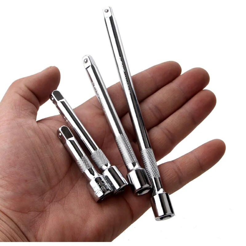 Racsnis villáskulcs hosszabbító rúd 1/4\" 50/75/100/150 mm-es racsnis villáskulcs dugóhosszabbító kézi beállítás kéziszerszámok