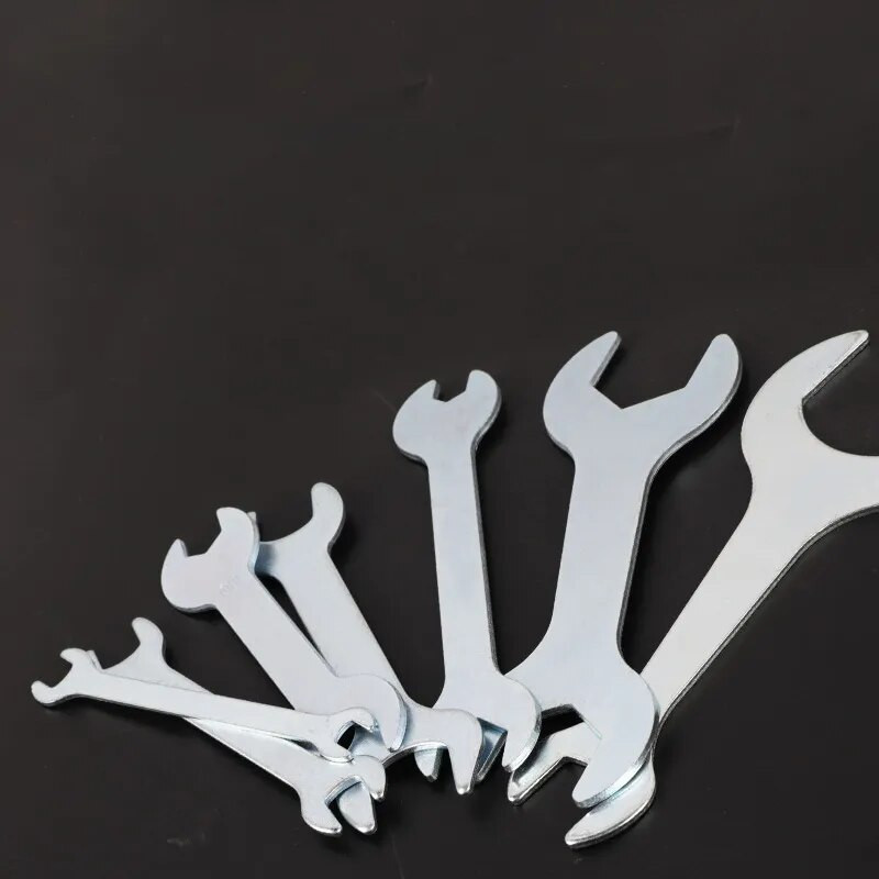 Tanki ključ s dvostrukom glavom Otvoreni kraj 8 10 12 13 14 15 19 22 24 mm Dvostruki mali ključ za održavanje automobila Hardver Ručni alati