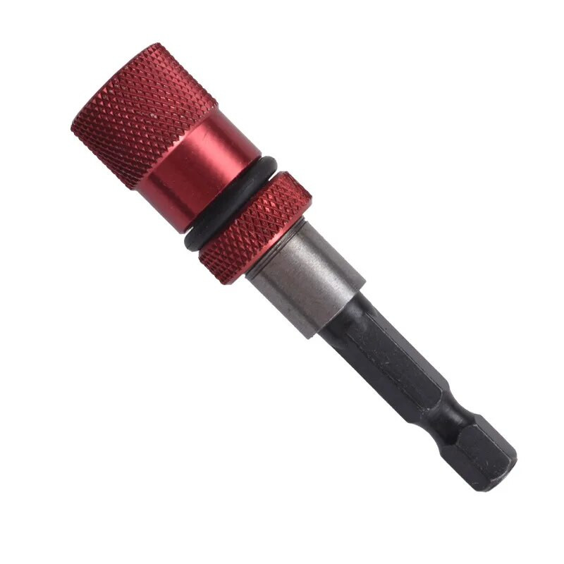 Kuuskantvarre kruvisügavusega magnetiline kruvikeeraja otsaku hoidja 1/4-tolline kuuskantkeeraja koos puuriteradega varda pikenduskruvikeeraja otsikuga reguleeritav