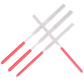 Set dijamantnih turpija od 2 komada, ravna dijamantna turpija za brušenje metalnog kamena. DIY Alat za poliranje nakita, igla s drvenom rašpom