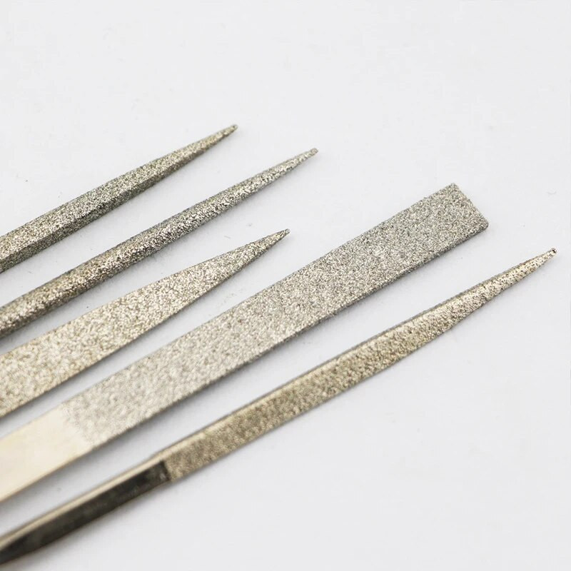 Precizni šmirgl papir Razne turpije Nož za oštrenje Set od 5 dijelova Alat za modele Pribor za skidanje rđe Izglačavanje