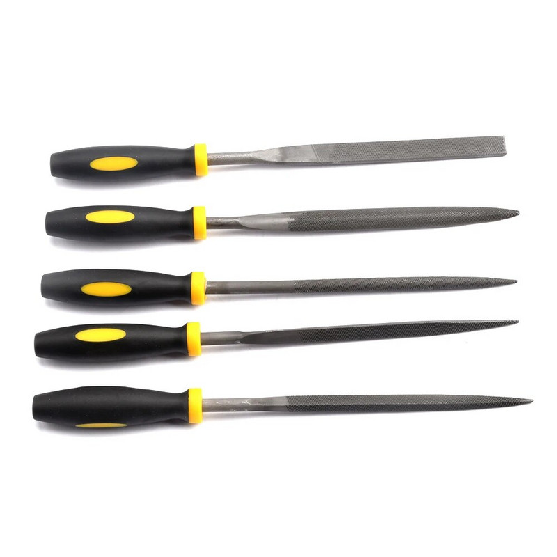 5 tk/6 tk metallist rasp-nõelaviilite komplekt Puidunikerdustööriistad terasest raspnõela viilimiseks Puidutöötlemise käsiviilitööriist