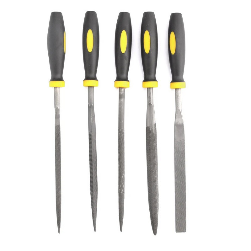 5 tk/6 tk metallist rasp-nõelaviilite komplekt Puidunikerdustööriistad terasest raspnõela viilimiseks Puidutöötlemise käsiviilitööriist