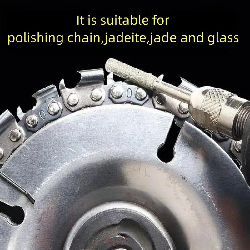 3KOM Oštrilo za motornu pilu, kameno, dijamantno obloženo cilindrično brusno svrdlo Oštrenje lanca pile 4/4,8/55 x 3 mm, brusna glava