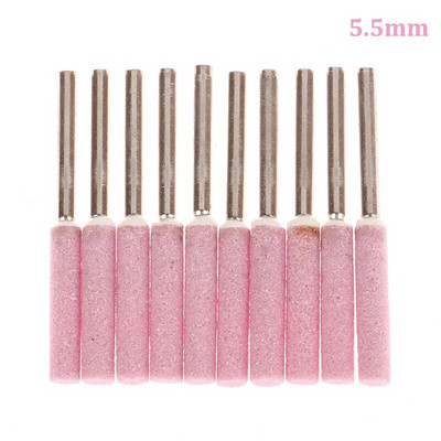 10 vnt grandininių pjūklų galandimo šlifavimo akmens dildė 4/4,8/5,5/6 mm grandininių pjūklų galandimo rinkinys poliravimo metalai grandininių pjūklų galandimo akmenys