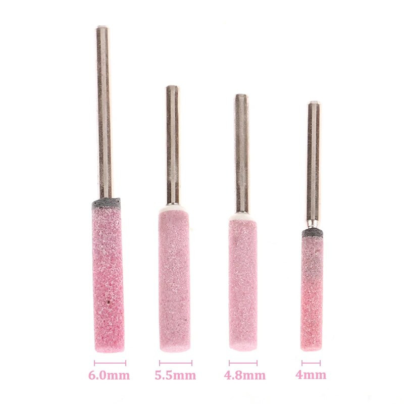 10 vnt grandininių pjūklų galandimo šlifavimo akmens dildė 4/4,8/5,5/6 mm grandininių pjūklų galandimo rinkinys poliravimo metalai grandininių pjūklų galandimo akmenys