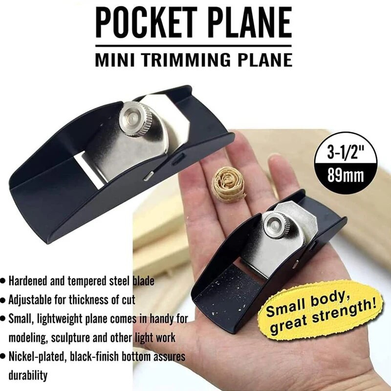Mini ravnalica za rezanje drva džepna ručna blanjalica stolarska blanjalica za rezne rubove ručna blanjalica ručno guranje lijevani stolarski alati Dropshipping