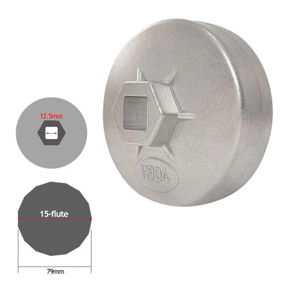 1PCS Ključ Auto Alat Drive 901 902 903 904 Cap Nasadni ključ Drive Alat za skidanje filtra ulja Strojni filtar ključ Ručni alat