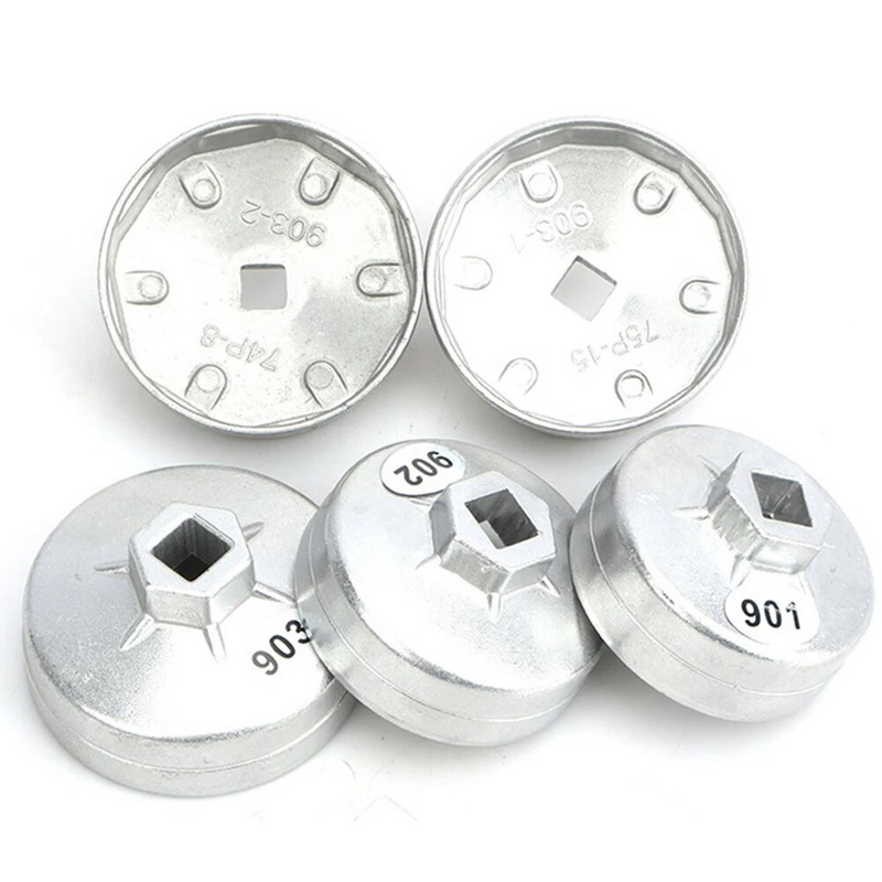 1PCS Ključ Auto Alat Drive 901 902 903 904 Cap Nasadni ključ Drive Alat za skidanje filtra ulja Strojni filtar ključ Ručni alat